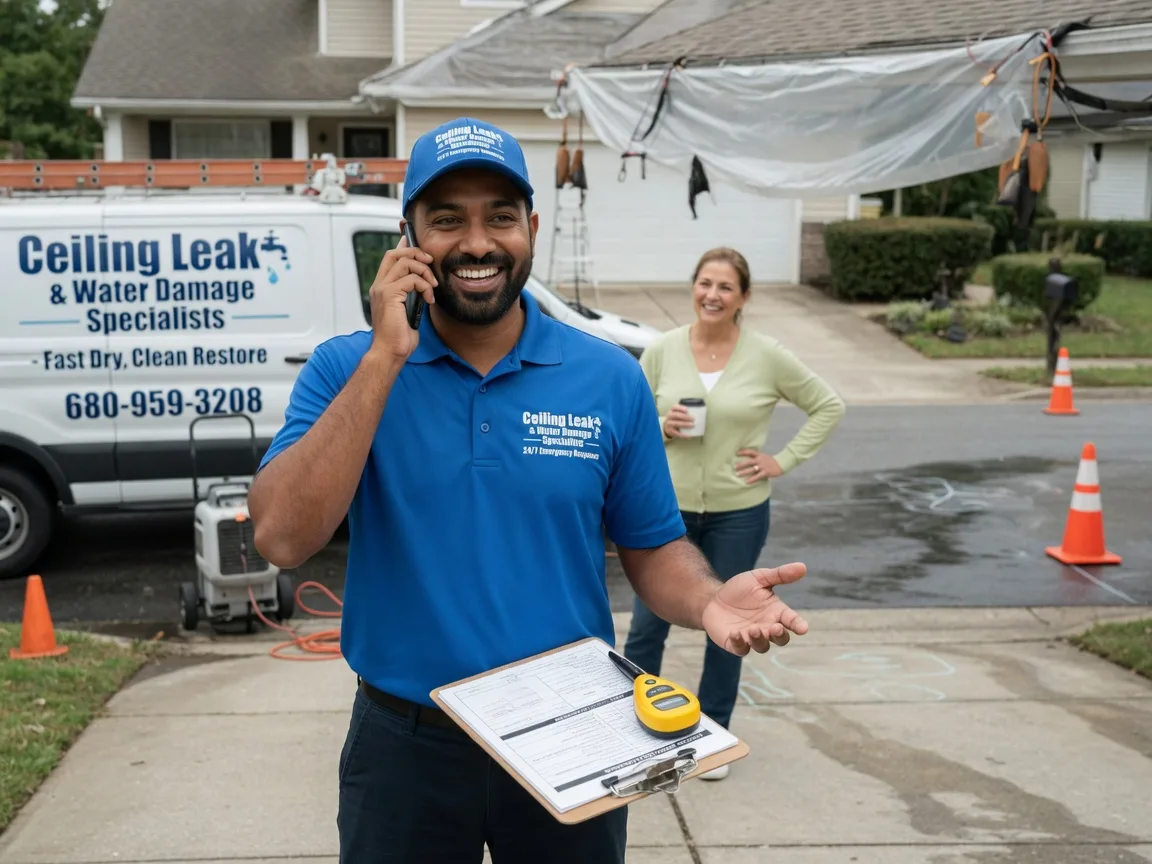 Ceiling Leak Cleanup Fitchburg, MA FAQs